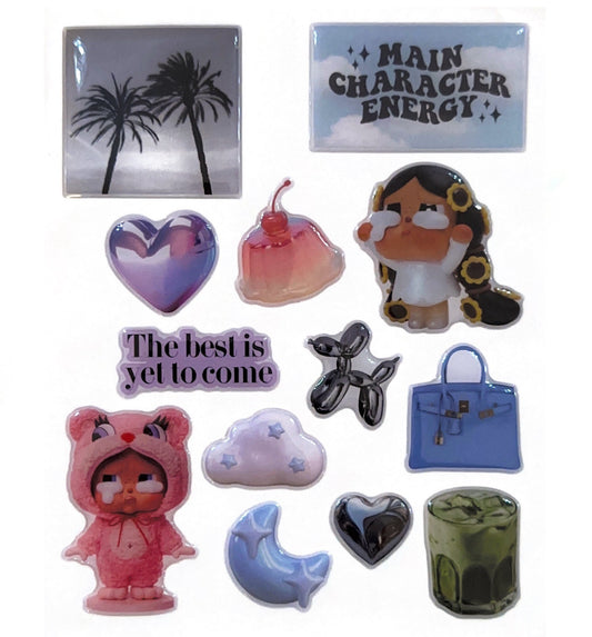 Epoxy Sticker Sheet (15 qr)